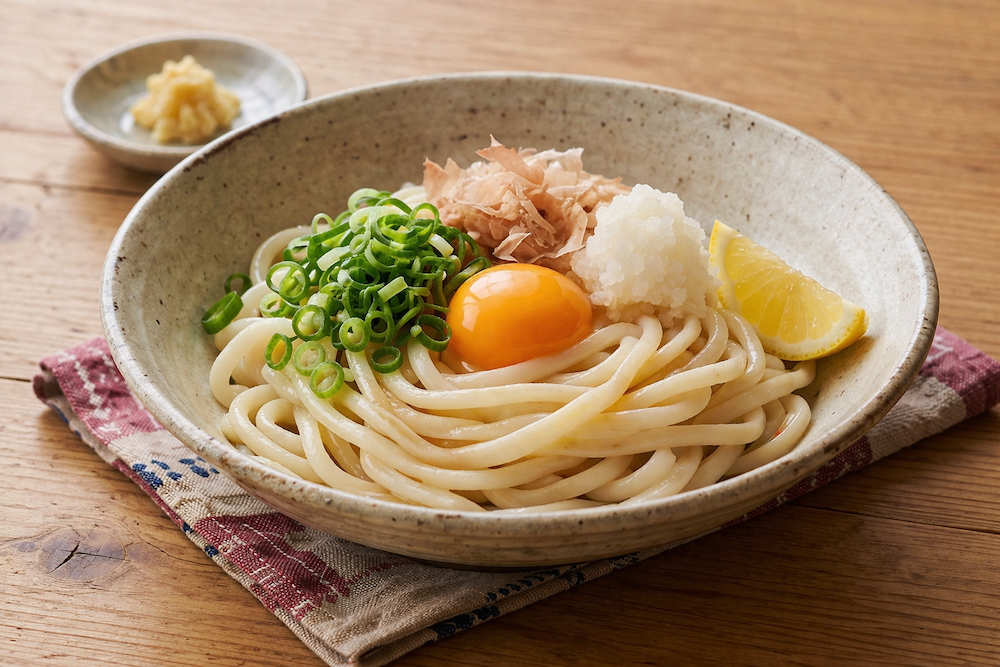 パパッと本格 釜玉うどん
